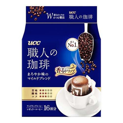 картинка Ajinomoto UCC Drip Coffee Mild Blend Кофе натуральный молотый 16 дрип-пакетов х 7 гр от интернет магазина