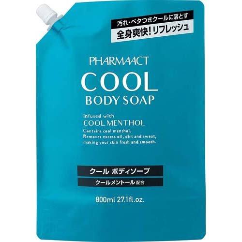 картинка Kumano Pharmaact Cool Мыло жидкое для тела освежающее с ментолом (м.у.) 800 мл от интернет магазина