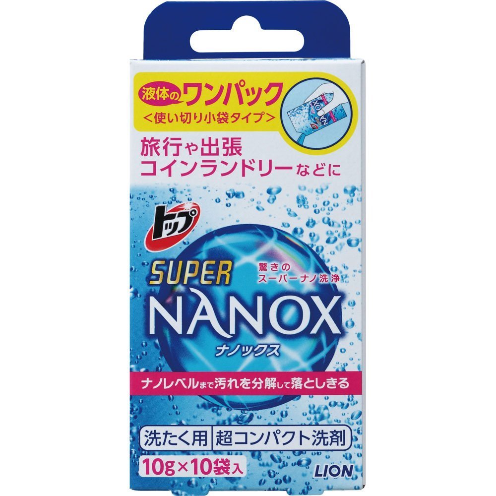 Жидкое средство для  стирки "TOP" Super NANOX, 10гр х 10 шт 