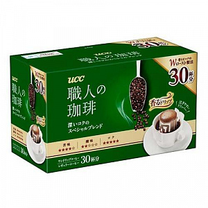 Ajinomoto UCC Drip Coffee Special Blend Кофе натуральный молотый 30 дрип-пакетов х 7 гр