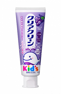 Детская зубная паста Kao Clear Clean Kid's Виноград 70 гр