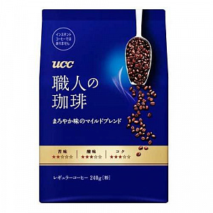 Ajinomoto UCC Master's Coffee Mild Blend Кофе натуральный зерновой (м.у.) 240 гр