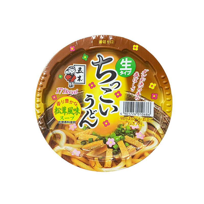 Itsuki Удон (толстая пшеничная лапша) быстрого приготовления со вкусом грибов мацутакэ 110 гр