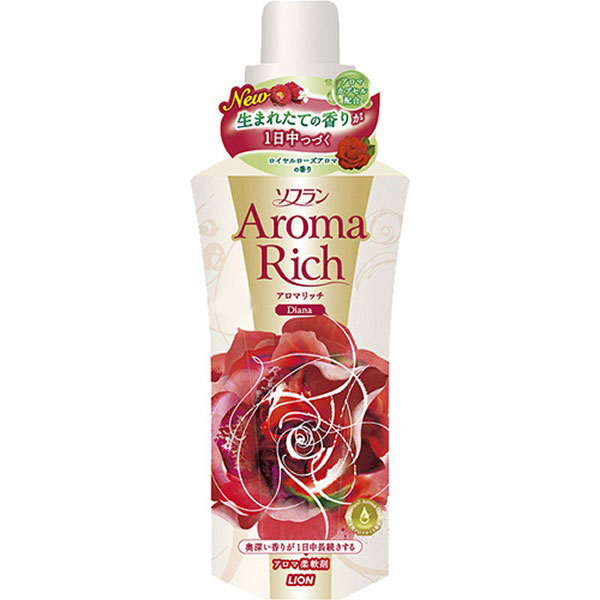 Кондиционер для белья "Soflan Aroma Rich Diana"с ароматом роз, 520 мл