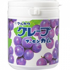 Marukawa Marble Grape Жевательная резинка Виноград 130 гр (банка)