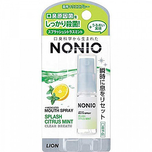 Lion Nonio Citrus Mint Спрей-освежитель для полости рта Лайм цитрус 5 мл
