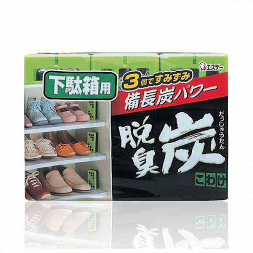 картинка ST Family Dashu-tan Поглотитель неприятных запахов для обувного шкафа Древесный уголь 3 шт * 50 гр от интернет магазина